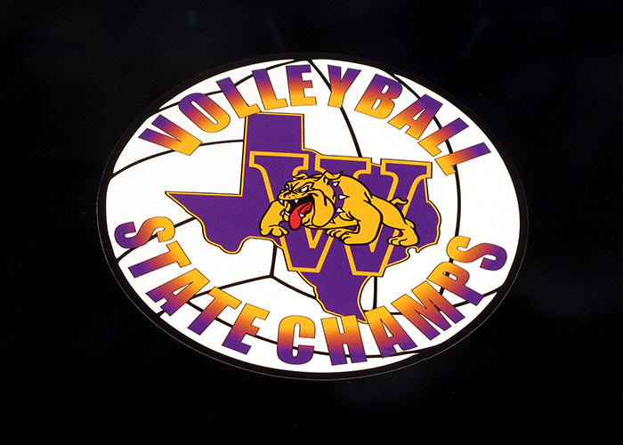 Wylie Volleyball State Champs - Sports Decal